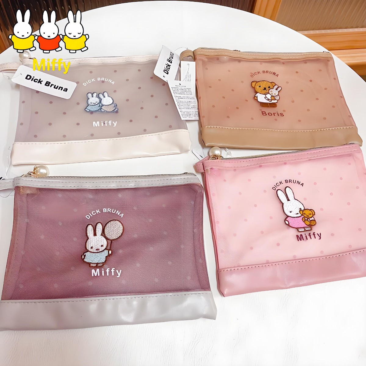 Baby Products Rabbit - Kawai Miffy Tavşan Makyaj Çantası Karikatür