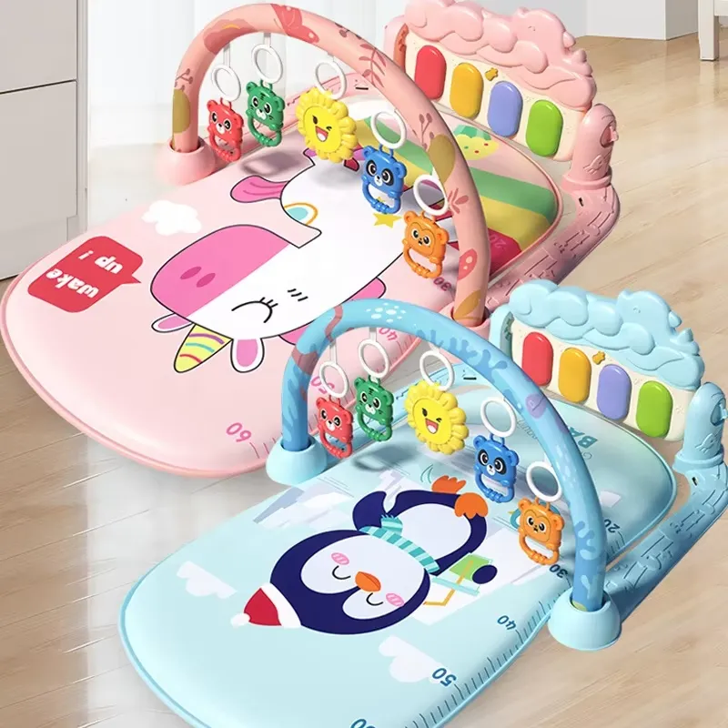 Play Mat - Bebek Aktivite Oyun Halısı Piyano ile