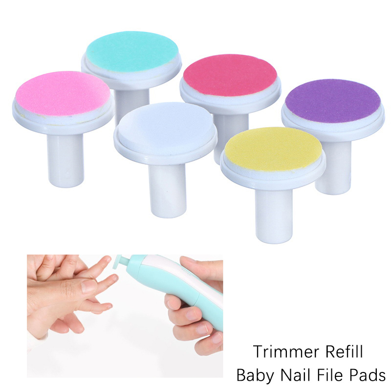 Baby Nail Trimmer Electric - Yeni-10 Adet Bebek Tırnak Törpüsü Pedleri
