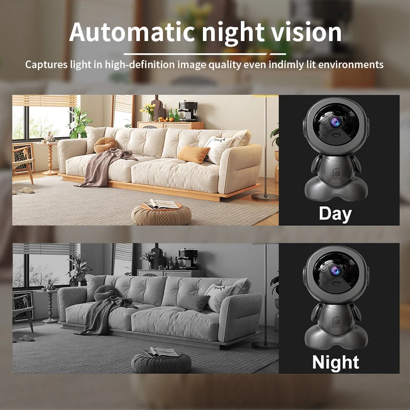8MP Wifi Gözetim Robot Kameras - Baby Products Video incelemesi ve fiyatı