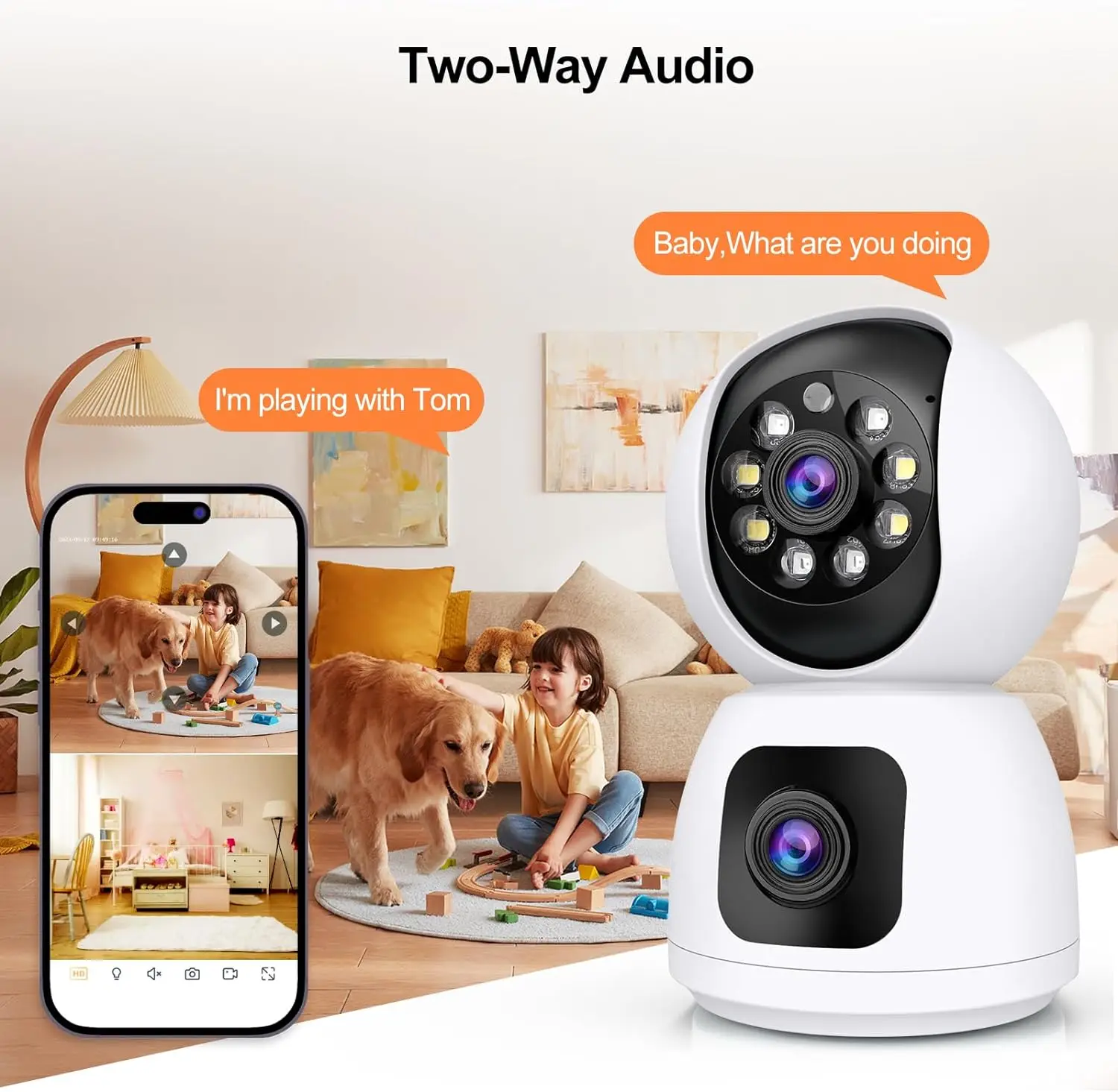 Tuya 4K 8MP HD WiFi Kamera İç  - Baby Products Video incelemesi ve fiyatı