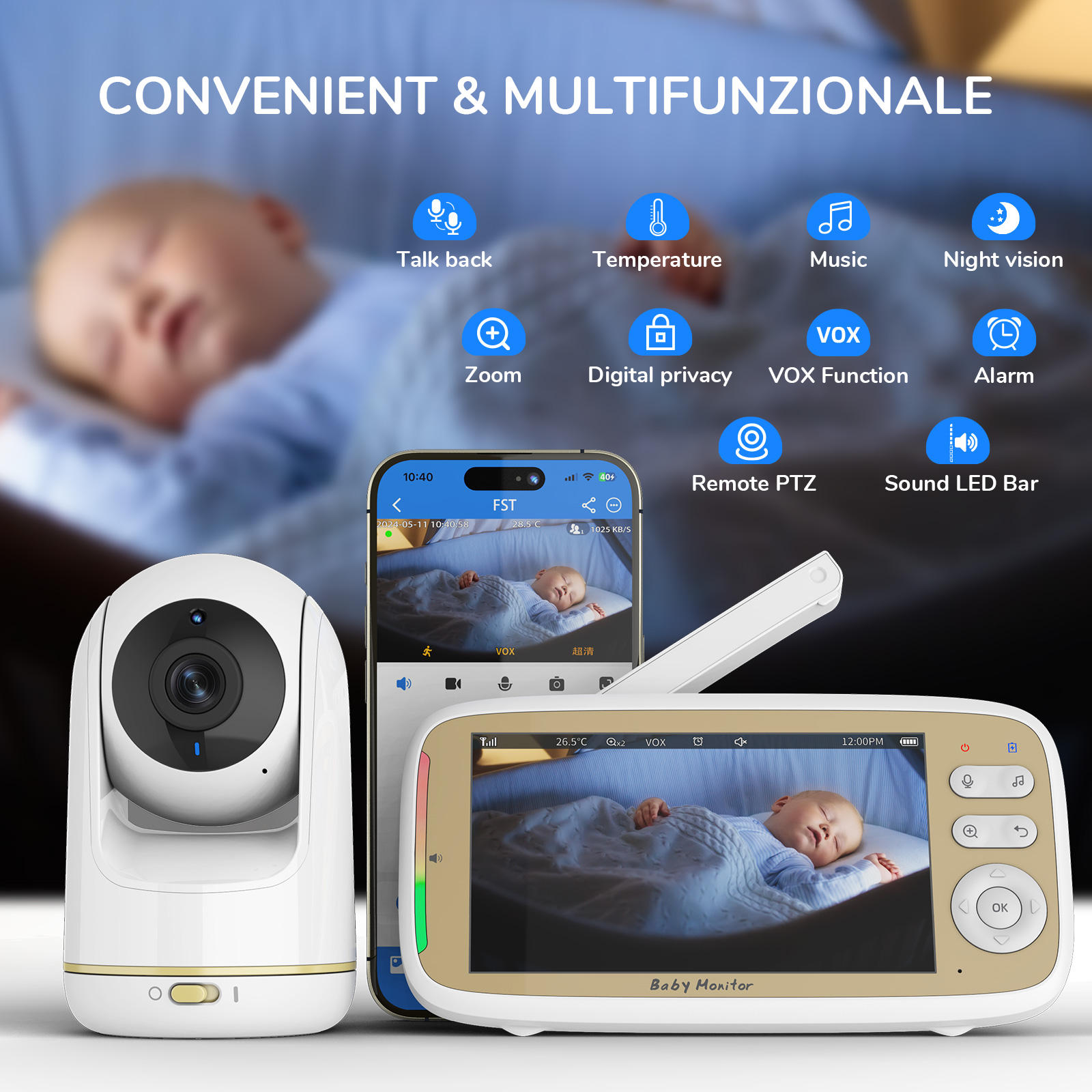 VB803 PRO HD 720P Bebek Kamera - Baby Products Video incelemesi ve fiyatı