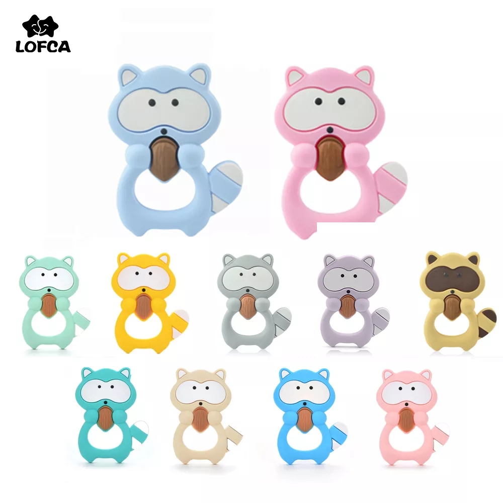 1 adet rakun silikon diş kaşıy - Baby Products Expo incelemesi ve fiyatı