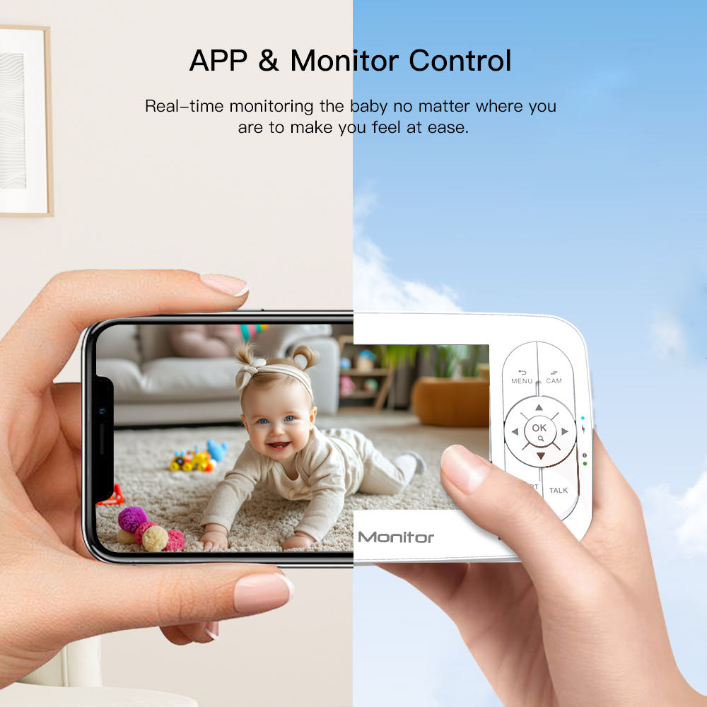 5 inç 2MP 1080P APP Uzaktan Ku - Baby Products Video incelemesi ve fiyatı